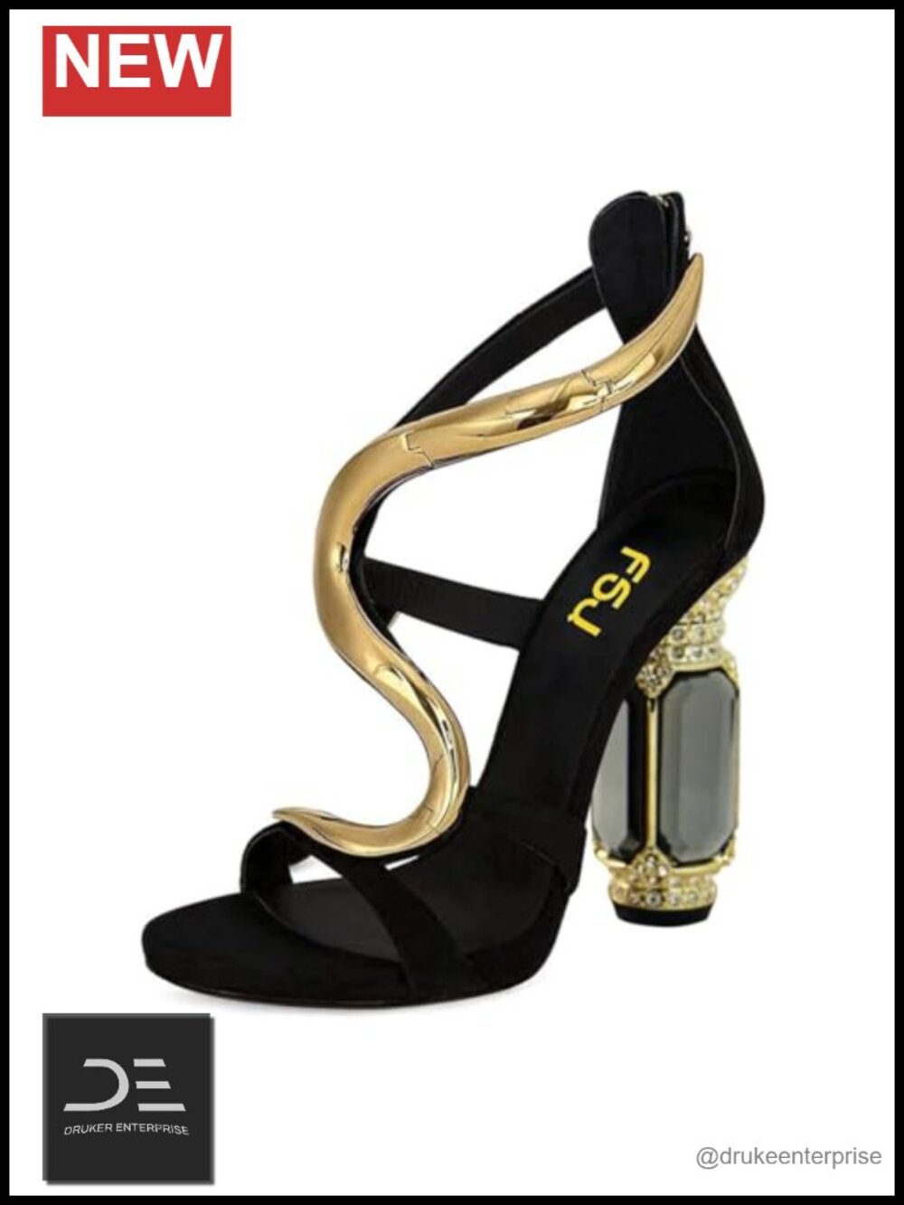 Open Toe Ankle Strap Chunky Block High Heel Sandals Wedding Party Shoes